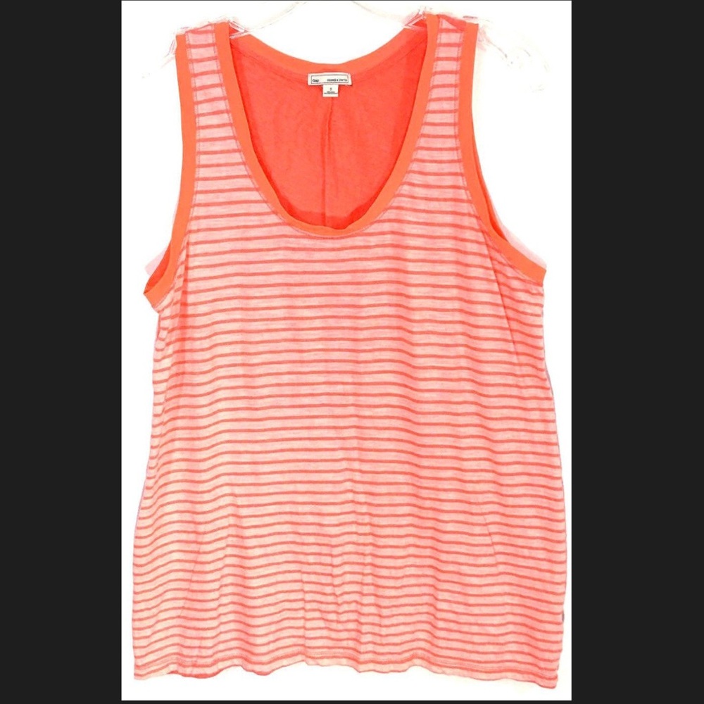 GAP Orange/Pink Tank Top